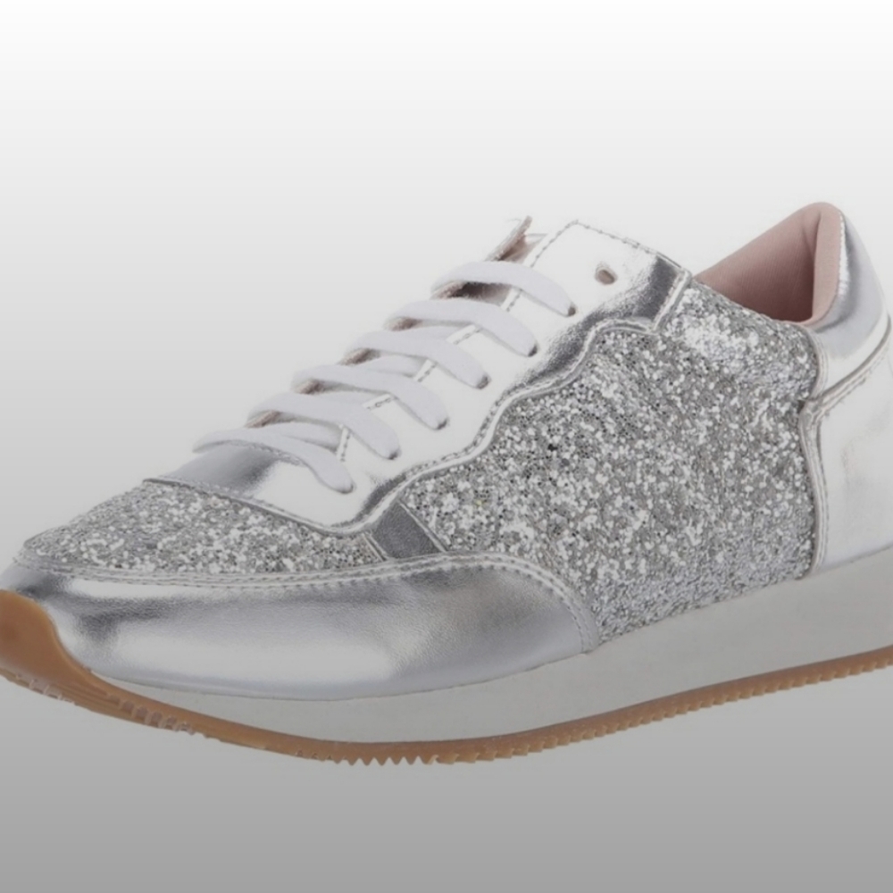 Kate Spade ♠️ Felicia Silver  BLING SNEAKER BNWOB